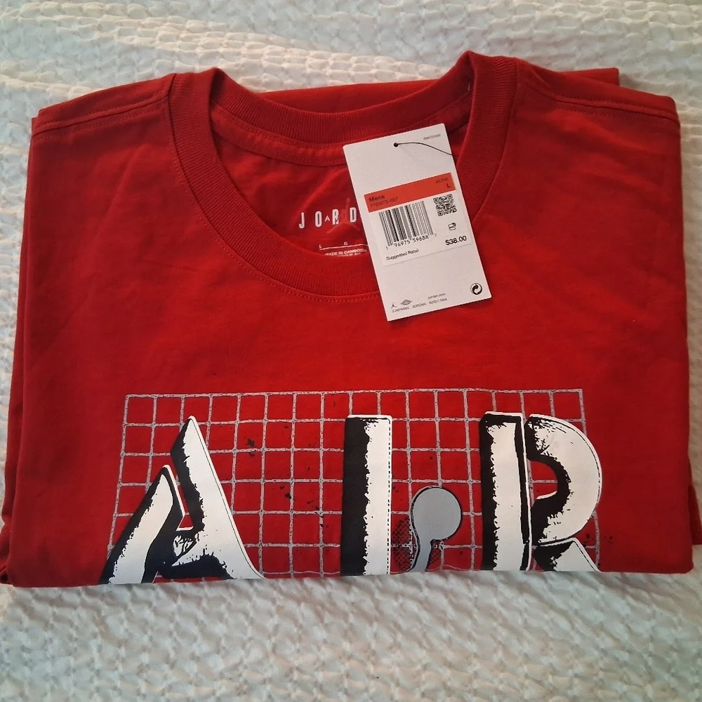Jordan Air Graphic Red Tee